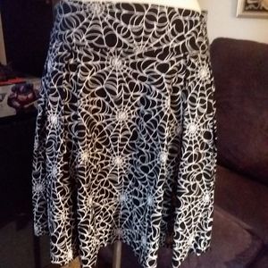 Pinup Culture 4x Spider Cobweb skirt*ONLY* Raw hem